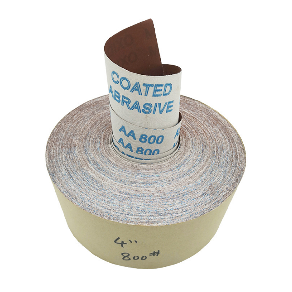 Inexpensive alumina abrasive sandpaper rolls