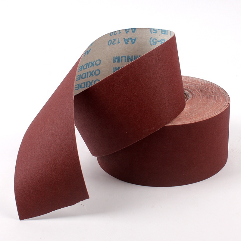 Custom metal lathe polishing sandpaper rolls