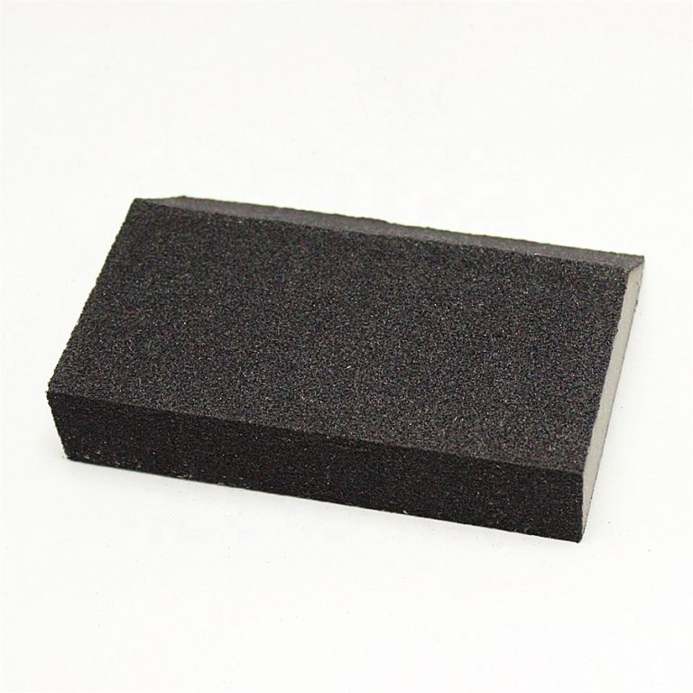 Custom block angled drywall sanding sponge